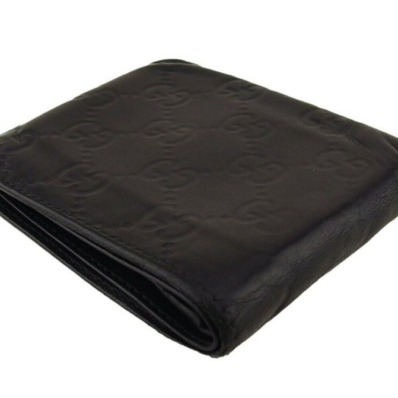 Auth Gucci Two-folded wallet Gucci Shima leather - Picture 4 of 10